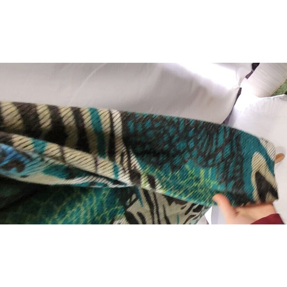 Mirror Image Womens 2X Black Green Button Neck Pockets Long Sleeve Sweater NWT - Picture 4 of 10